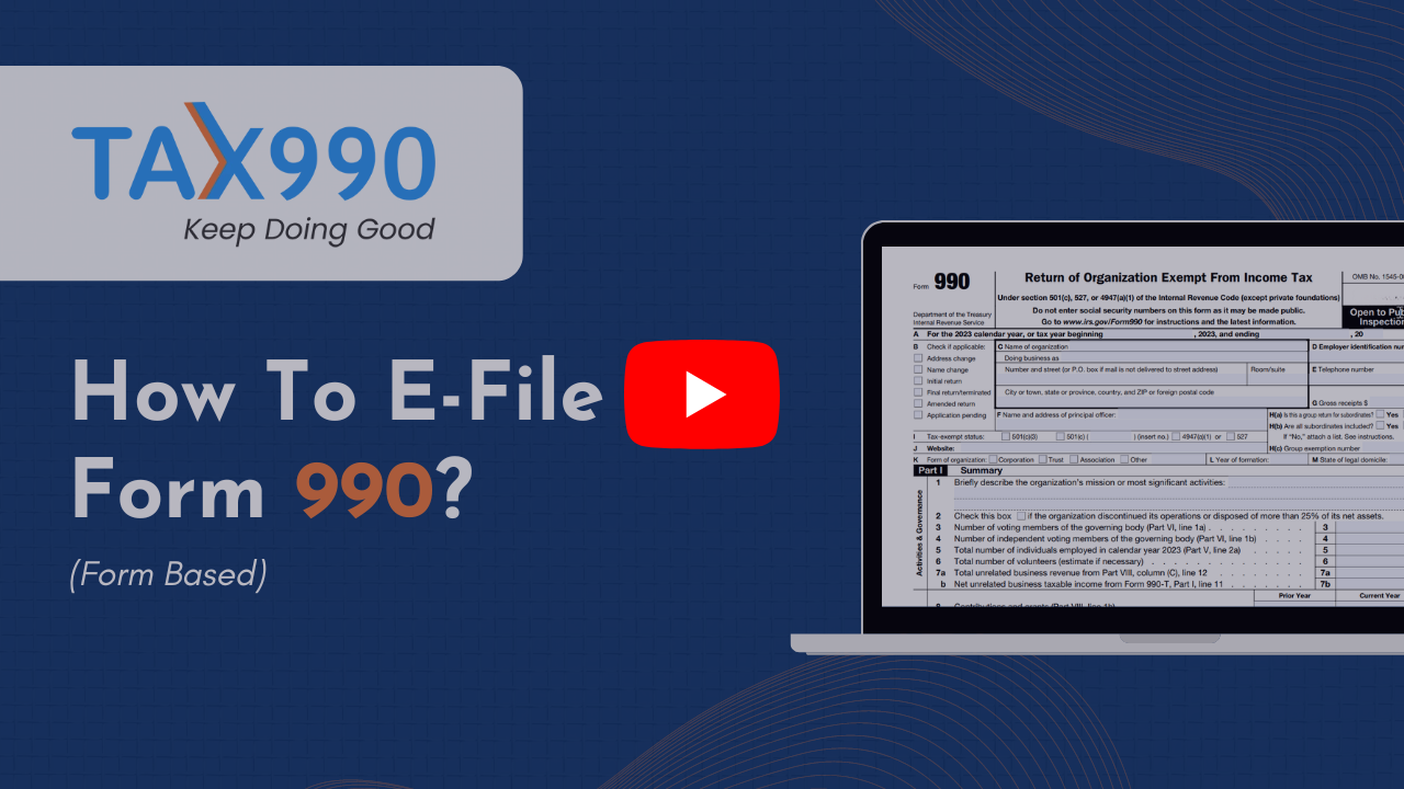 Form 990-N youtube thumbnail